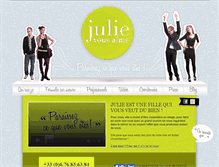 Tablet Screenshot of julievousaime.com